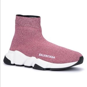 Balenciaga Pink Speed Sneakers